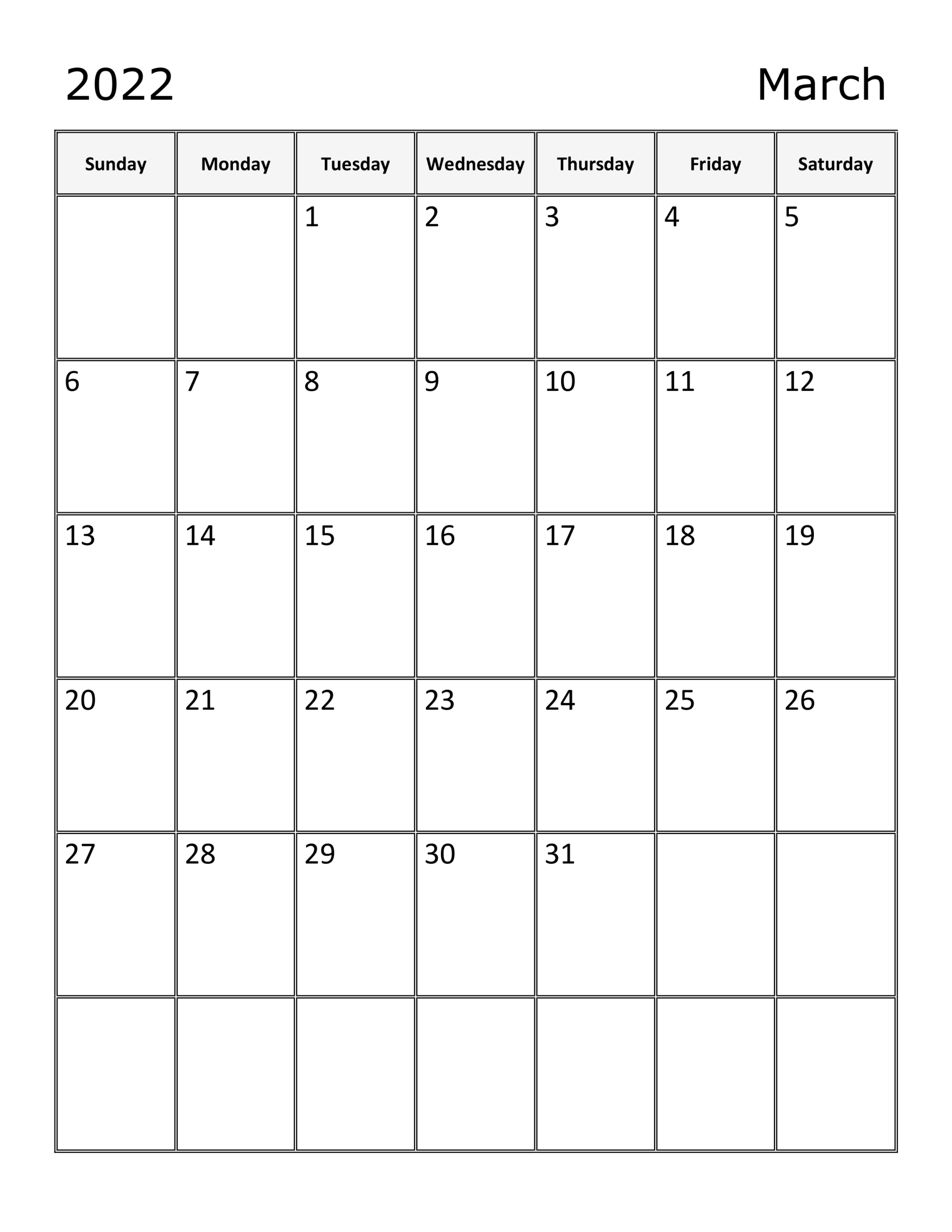 Catch Calendar 2022 Hindi March