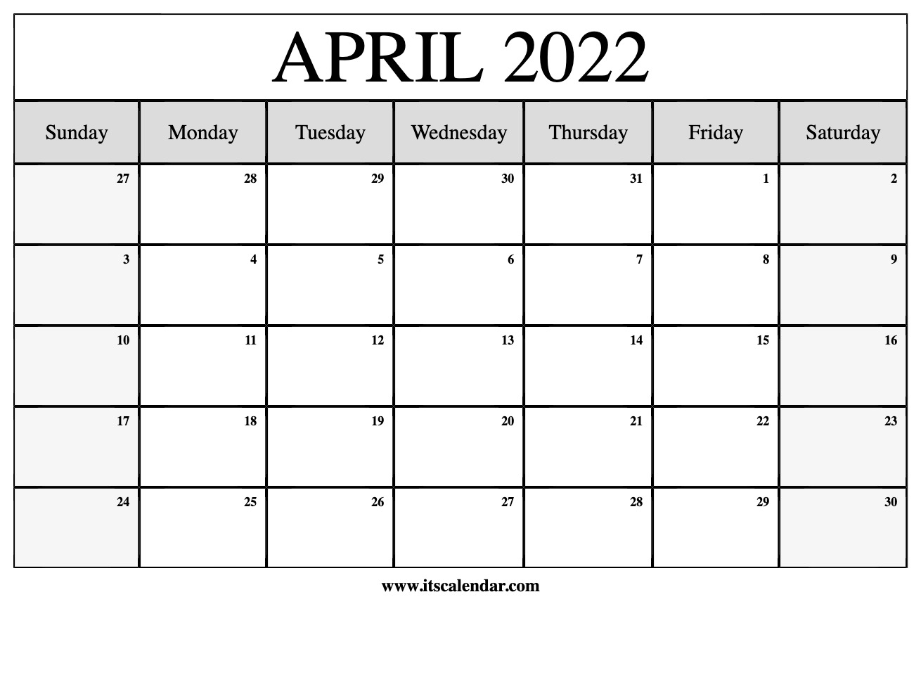Catch Calendar 2022 January February March April