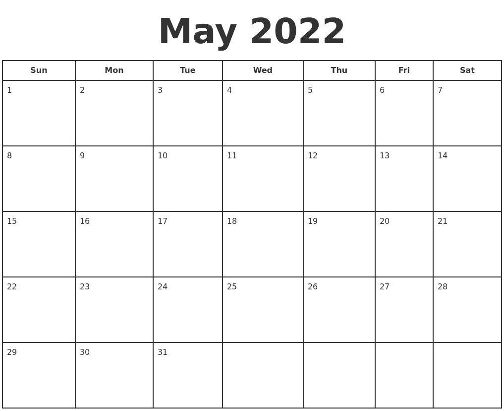 Catch Calendar 2022 March April May