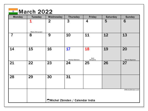 Catch Calendar 2022 March Ka