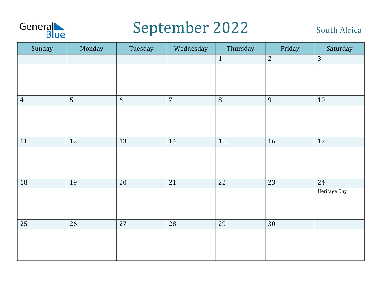 Catch Calendar 2022 September Month