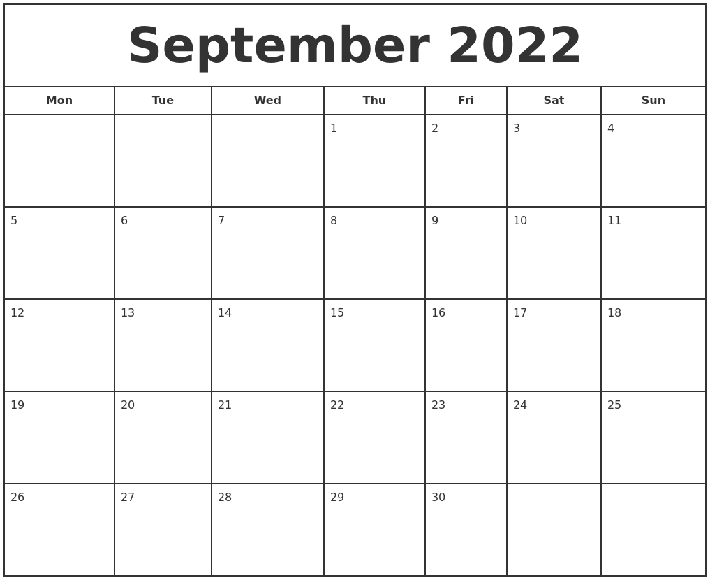 Catch Calendar August And September 2022