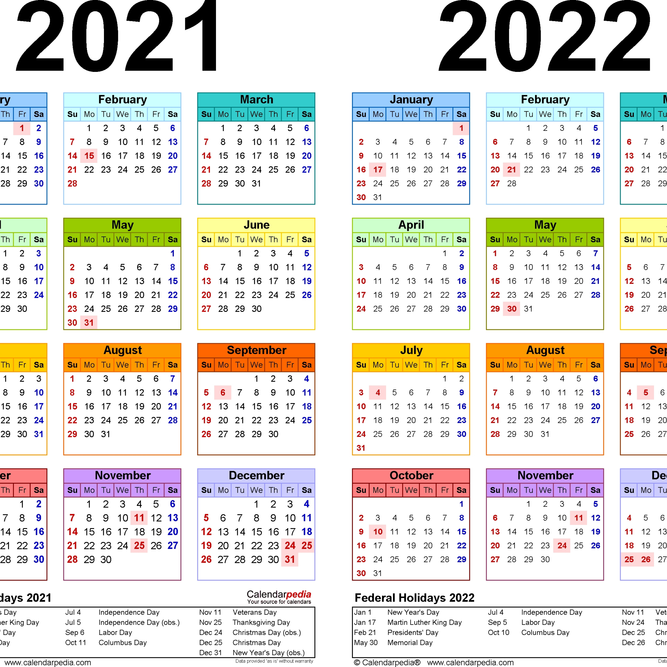 Catch Calendar December 2021 January 2022
