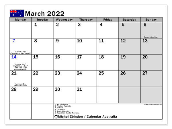 Catch Calendar February 2022 Australia
