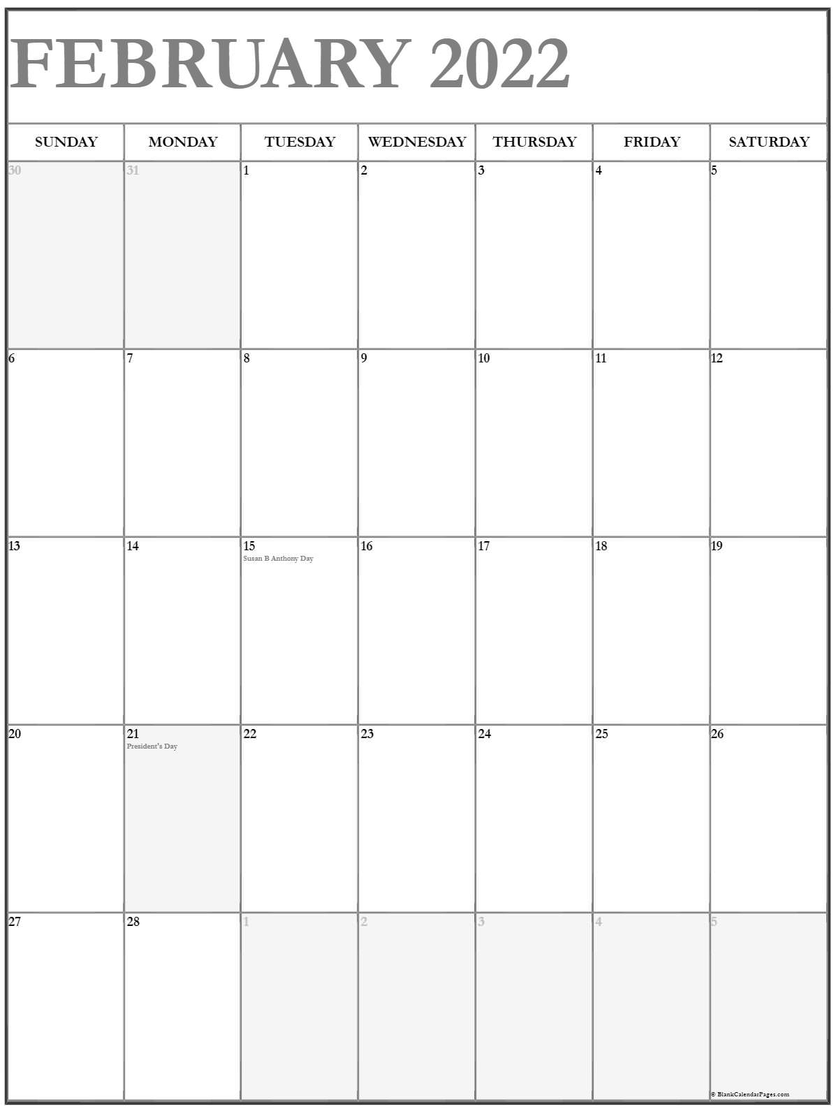 Catch Calendar For January And February 2022