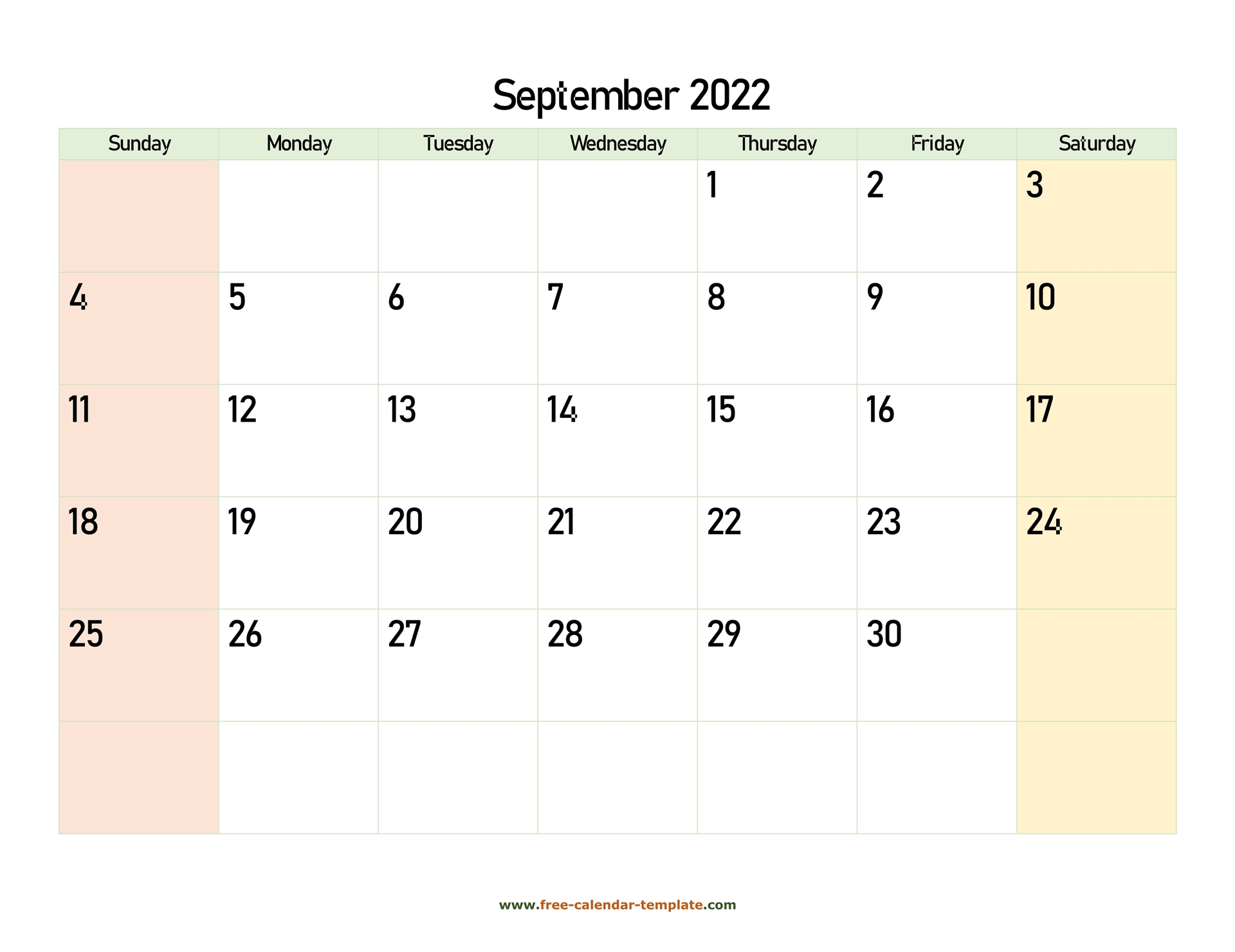 Catch Calendar For Sept 2022