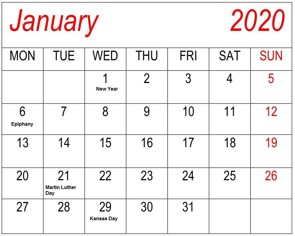 Catch Calendar January 2022 Canada