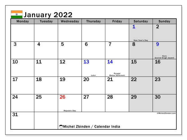 Catch Calendar January 2022 Uk