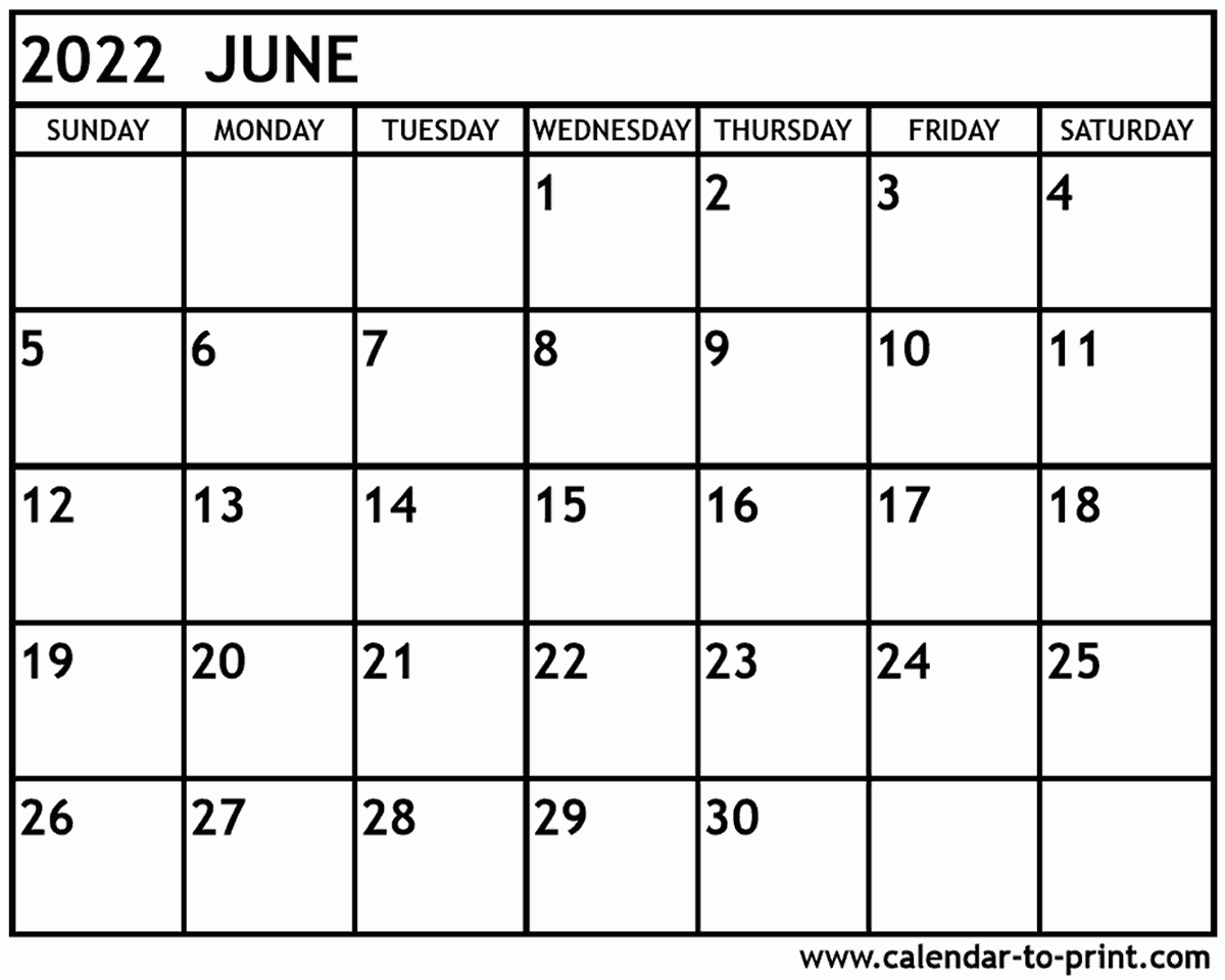 Catch Calendar June 30 2022