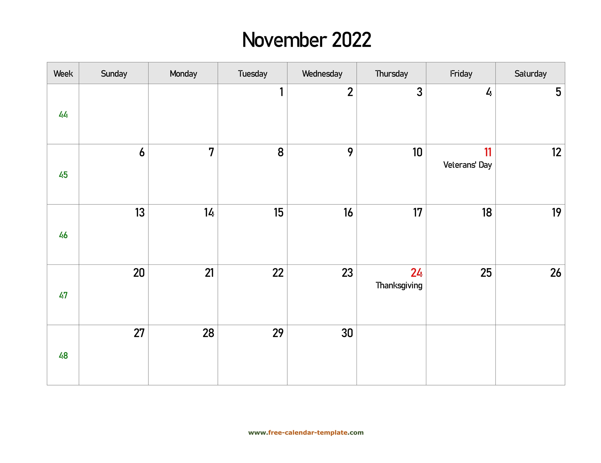 Catch Calendar October November 2022