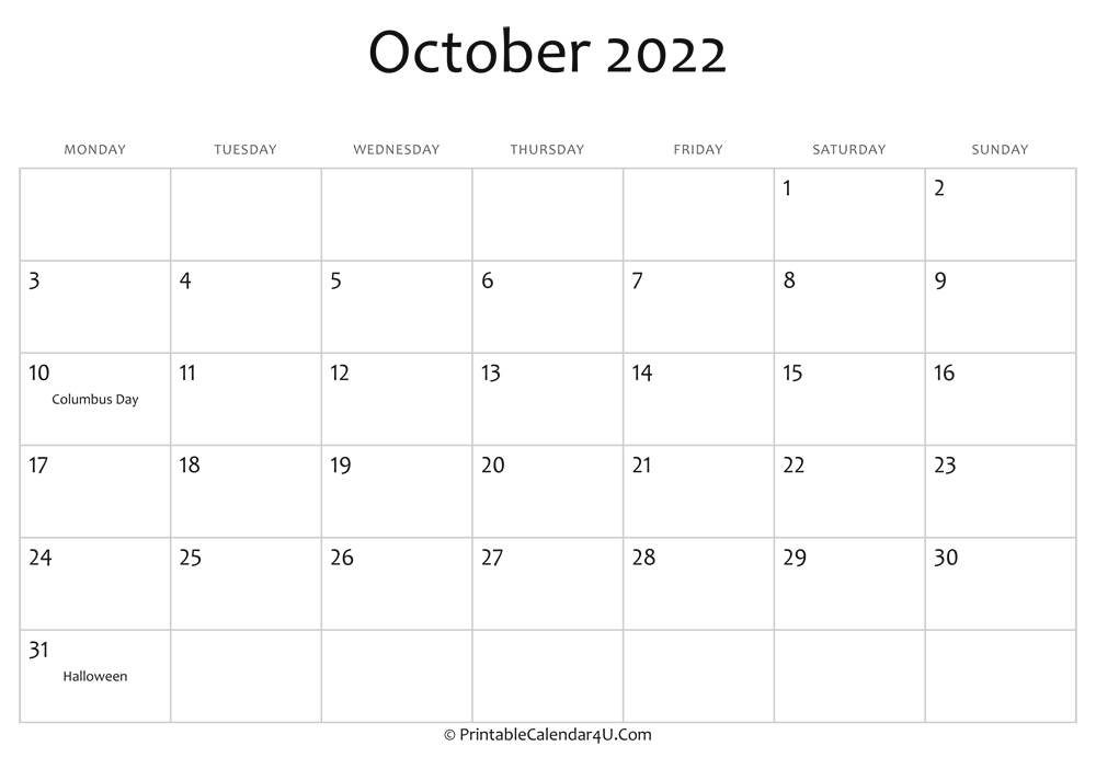 Catch Calendar September October 2022