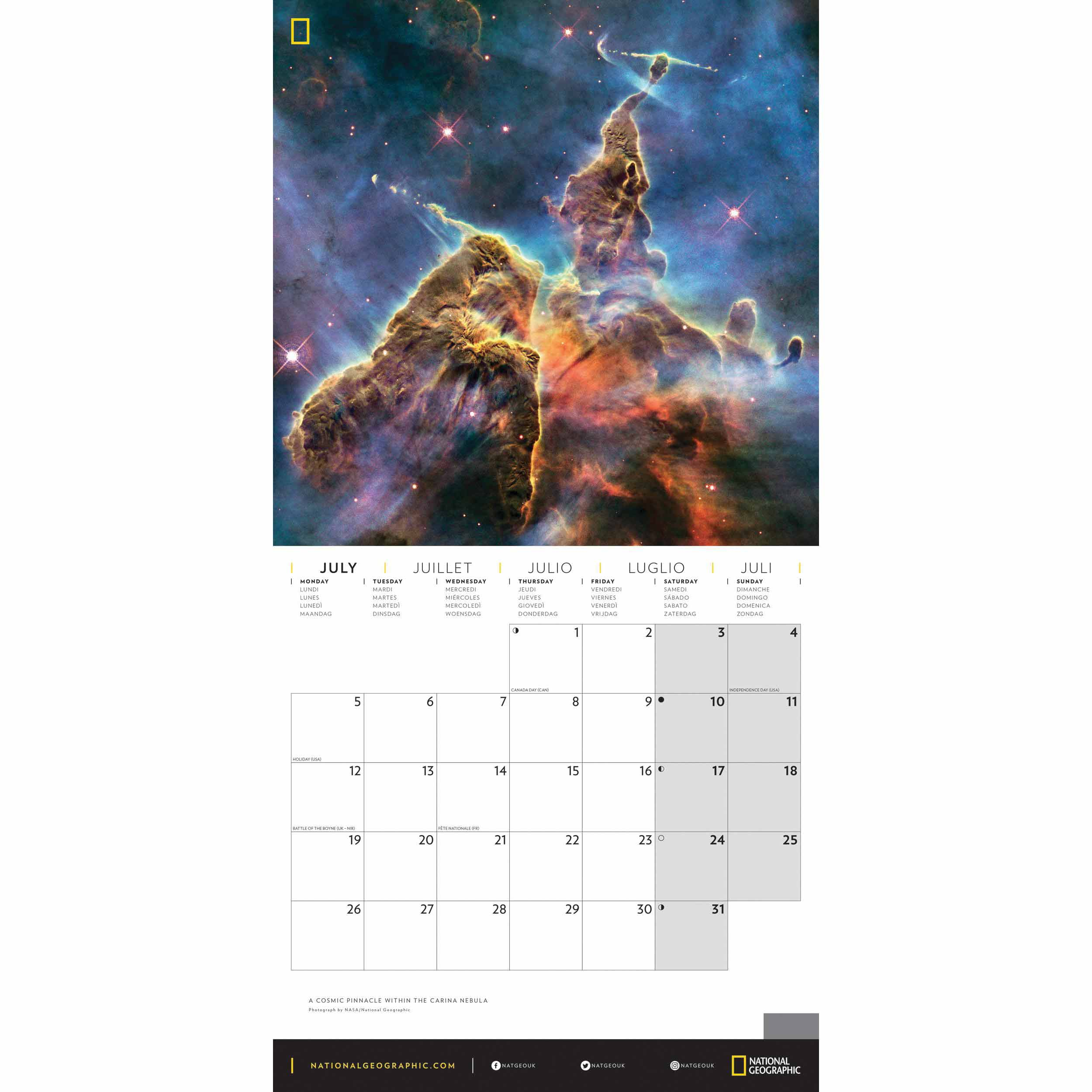 Catch Calendar With Space