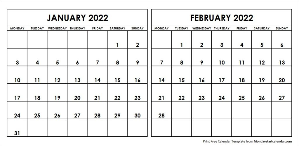 Catch February 2022 Calendar Uk