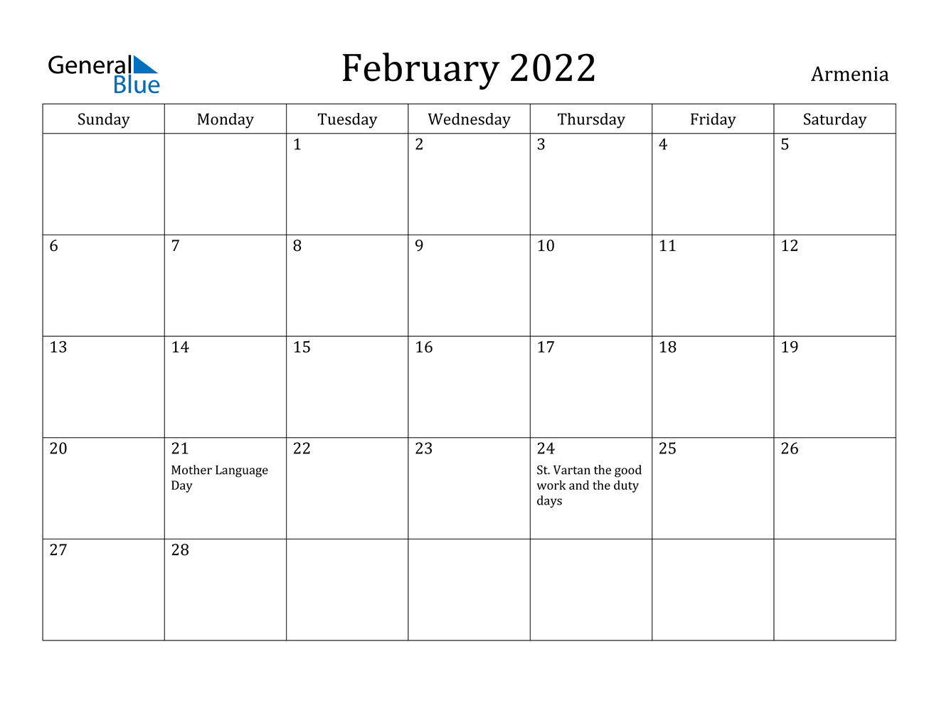 Catch February 2022 Fillable Calendar