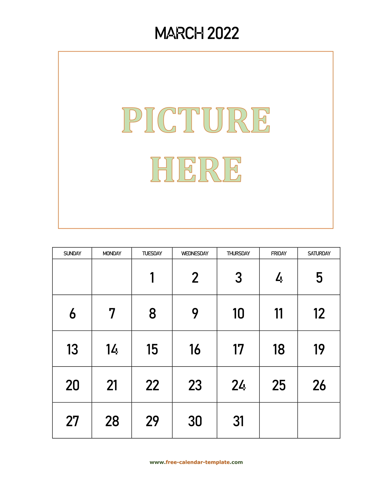 Catch Free Calendar March 2022