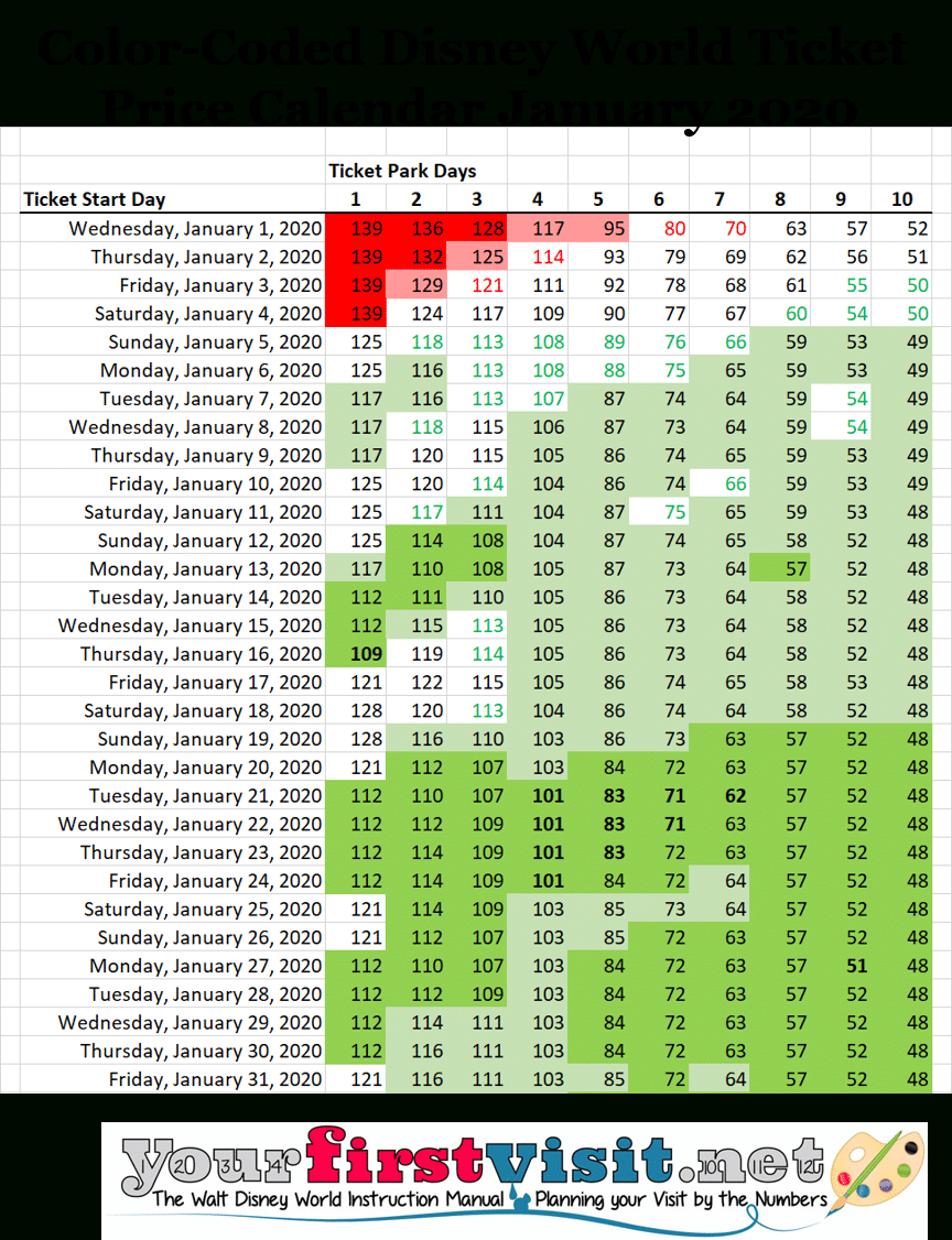 Catch January 2022 Crowd Calendar