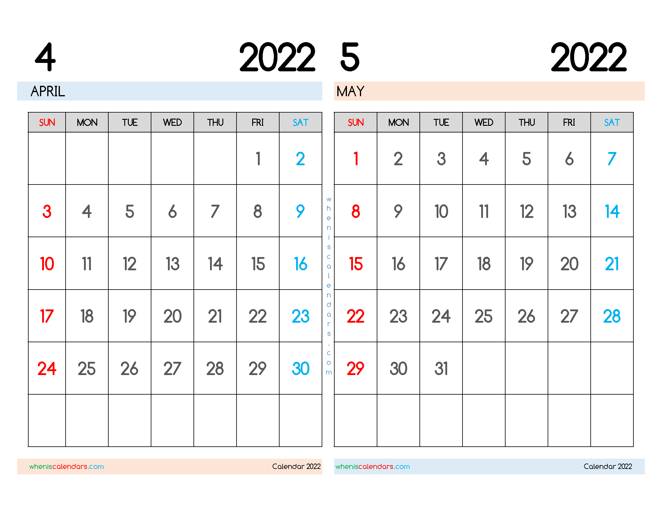 Catch Jewish Calendar April 2022