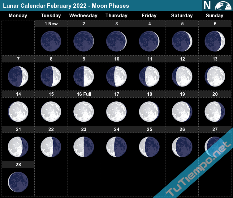Catch Lunar Calendar February 2022