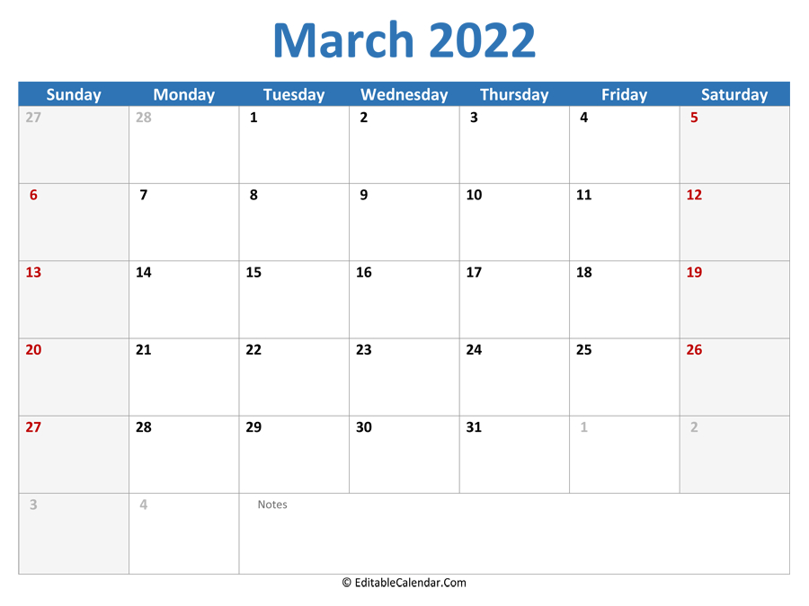 Catch March 1 2022 Calendar