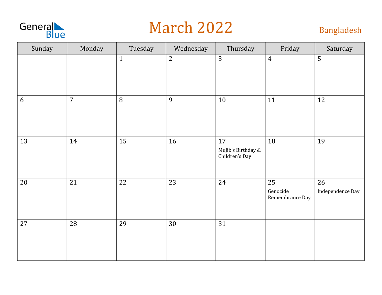 Catch March 2022 Calendar Events