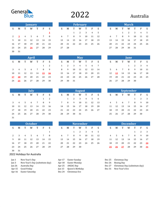 Catch May 2022 Calendar Australia