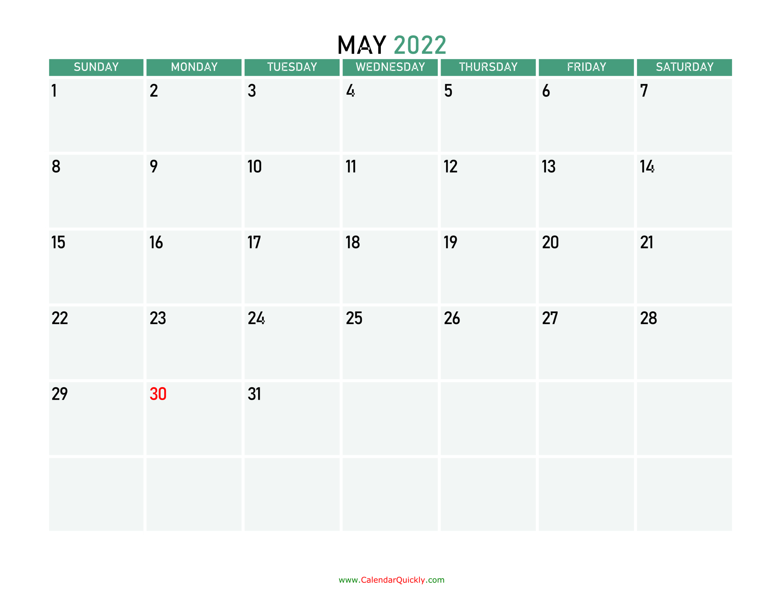 Catch May 2022 Calendar Images