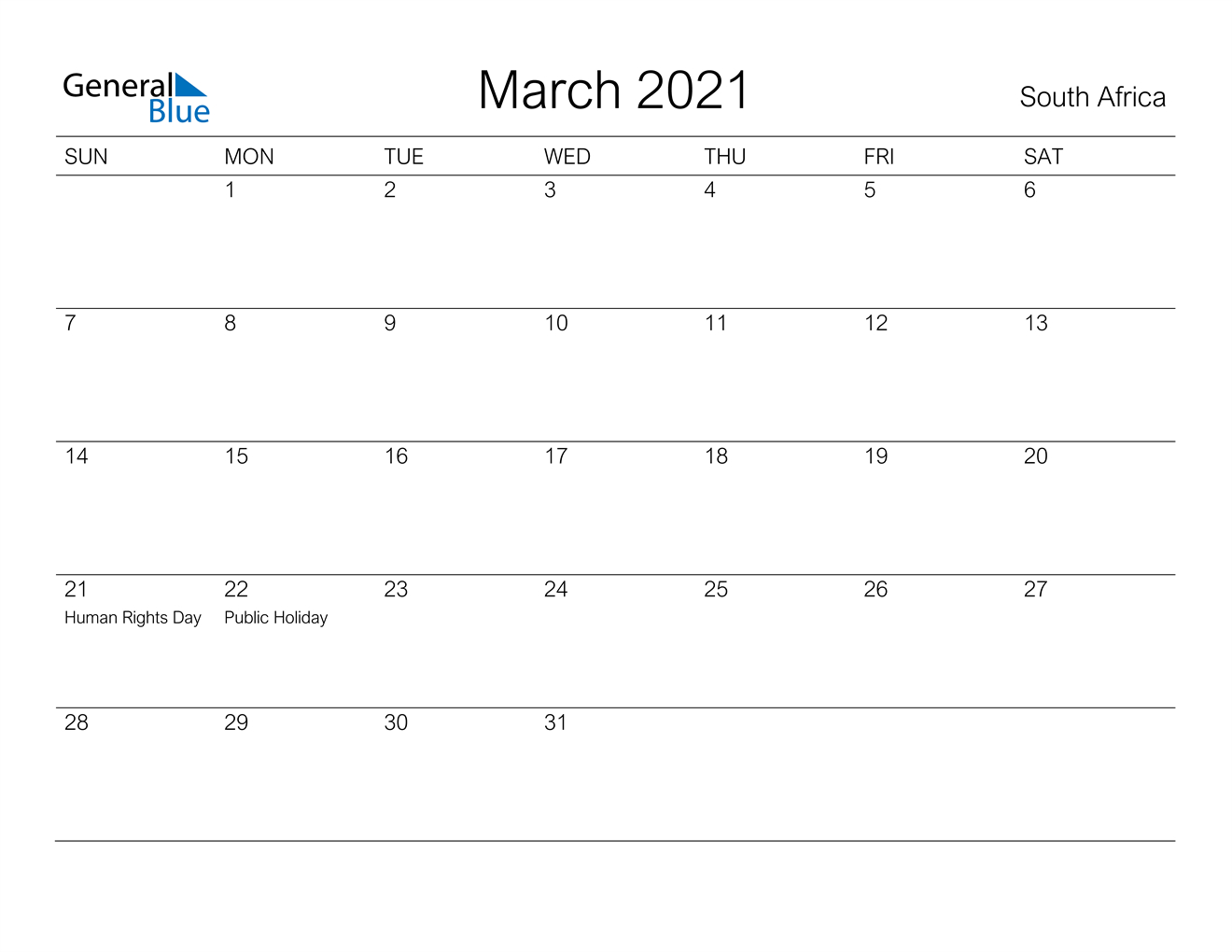 Catch May 2022 Calendar South Africa
