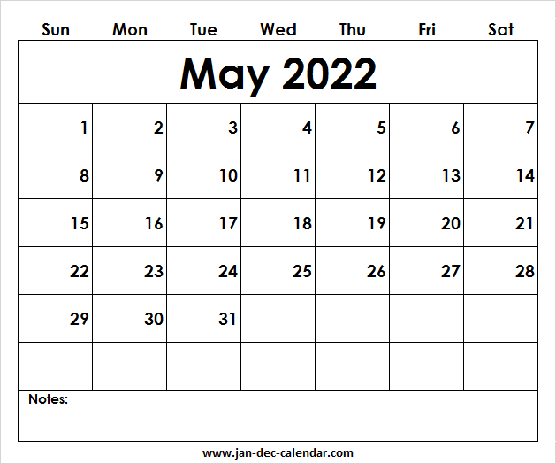 Catch May 2022 Kannada Calendar