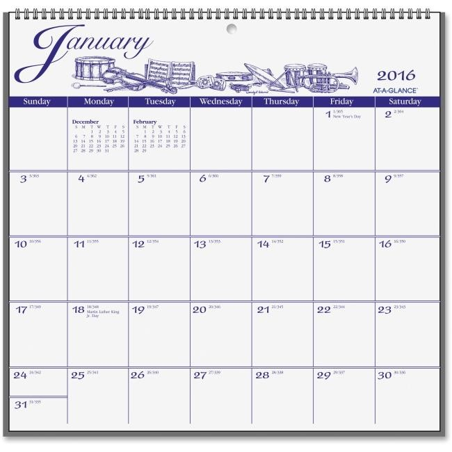 Month At A Glance Calendar Free Best Calendar Example