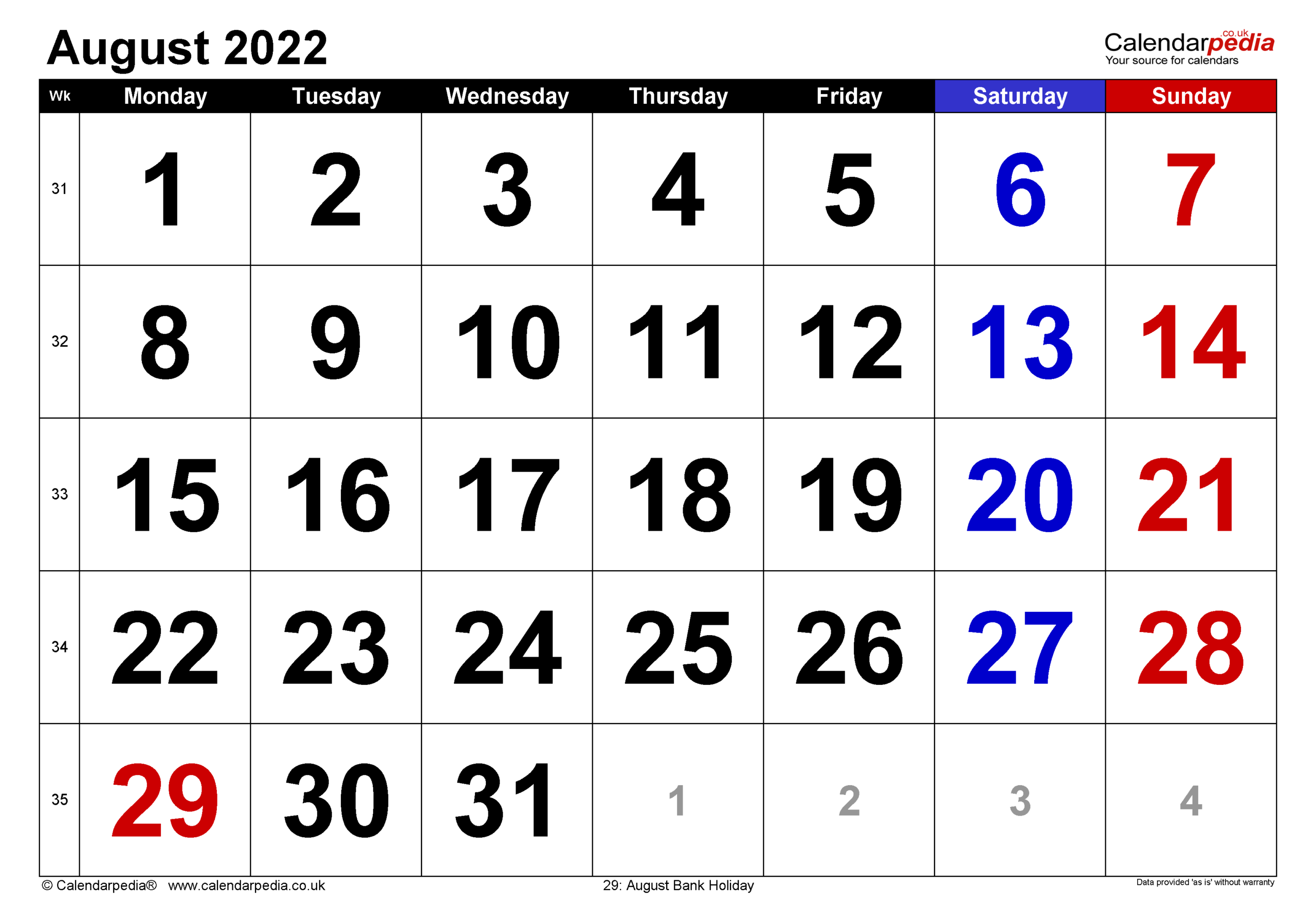 Catch Printable Calendar For August 2022