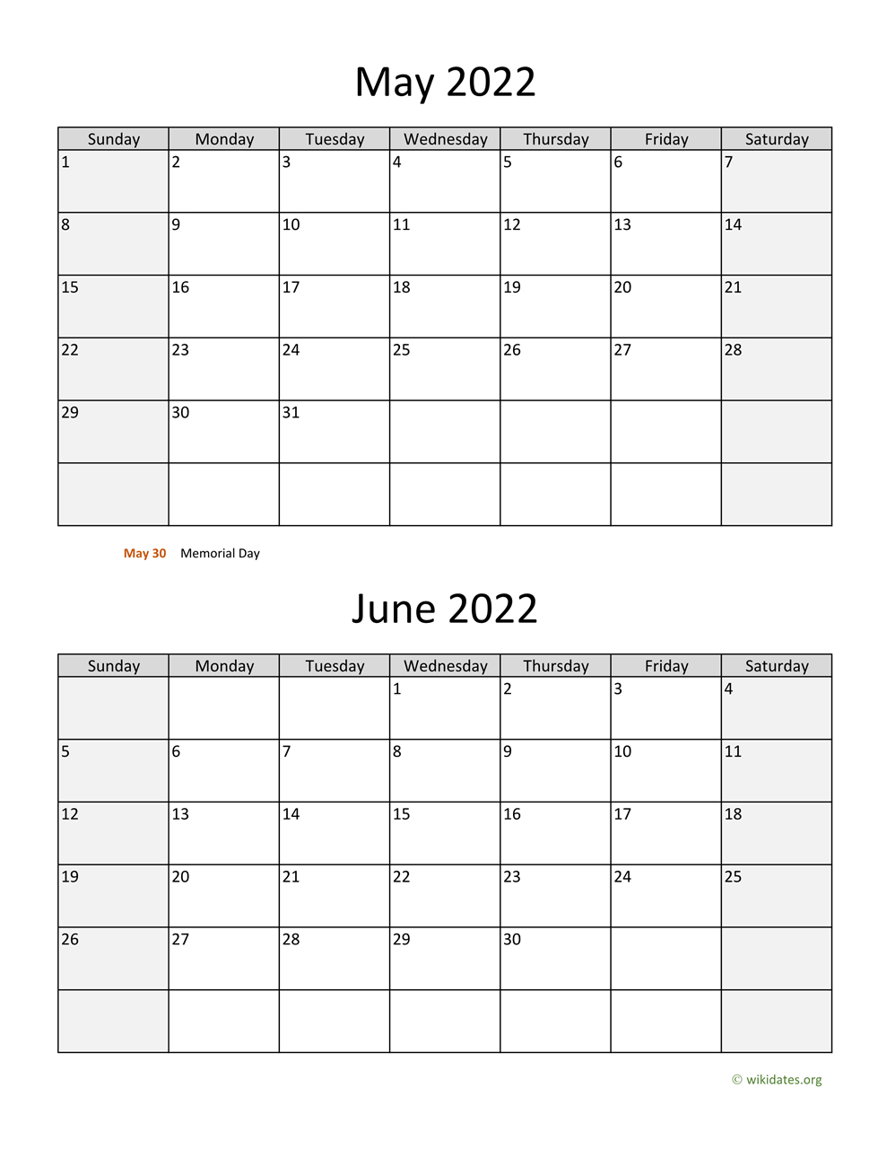 Catch Printable Calendar May June 2022