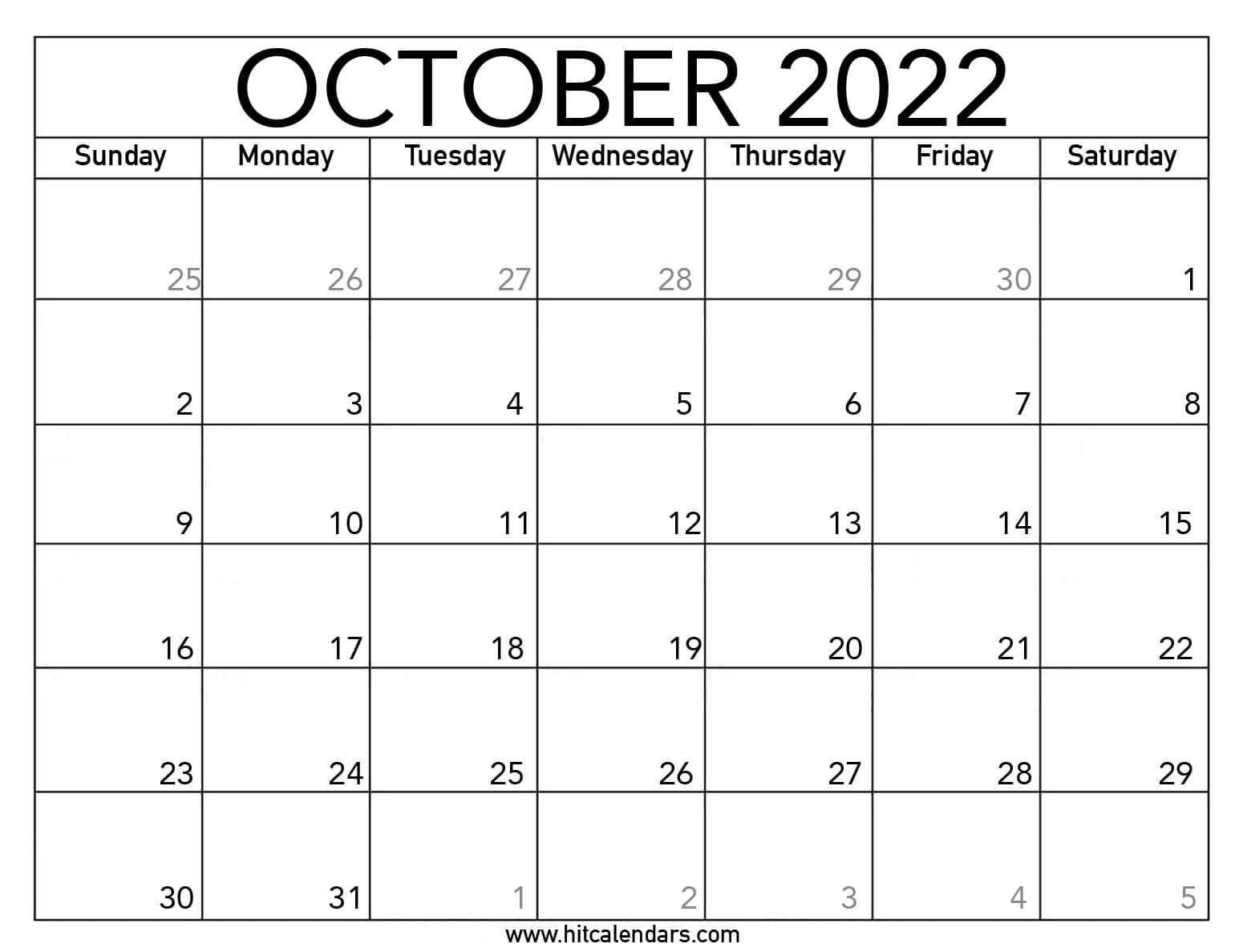 Catch Rajasthan Calendar October 2022