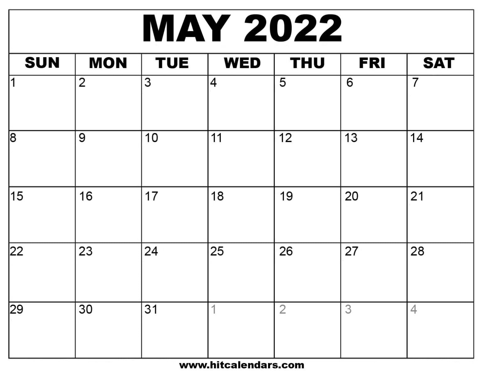 Catch Show Calendar For May 2022