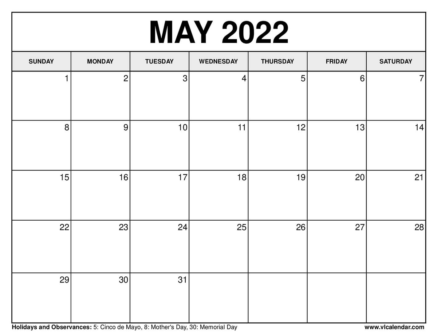 Collect 2022 Calendar For April And May