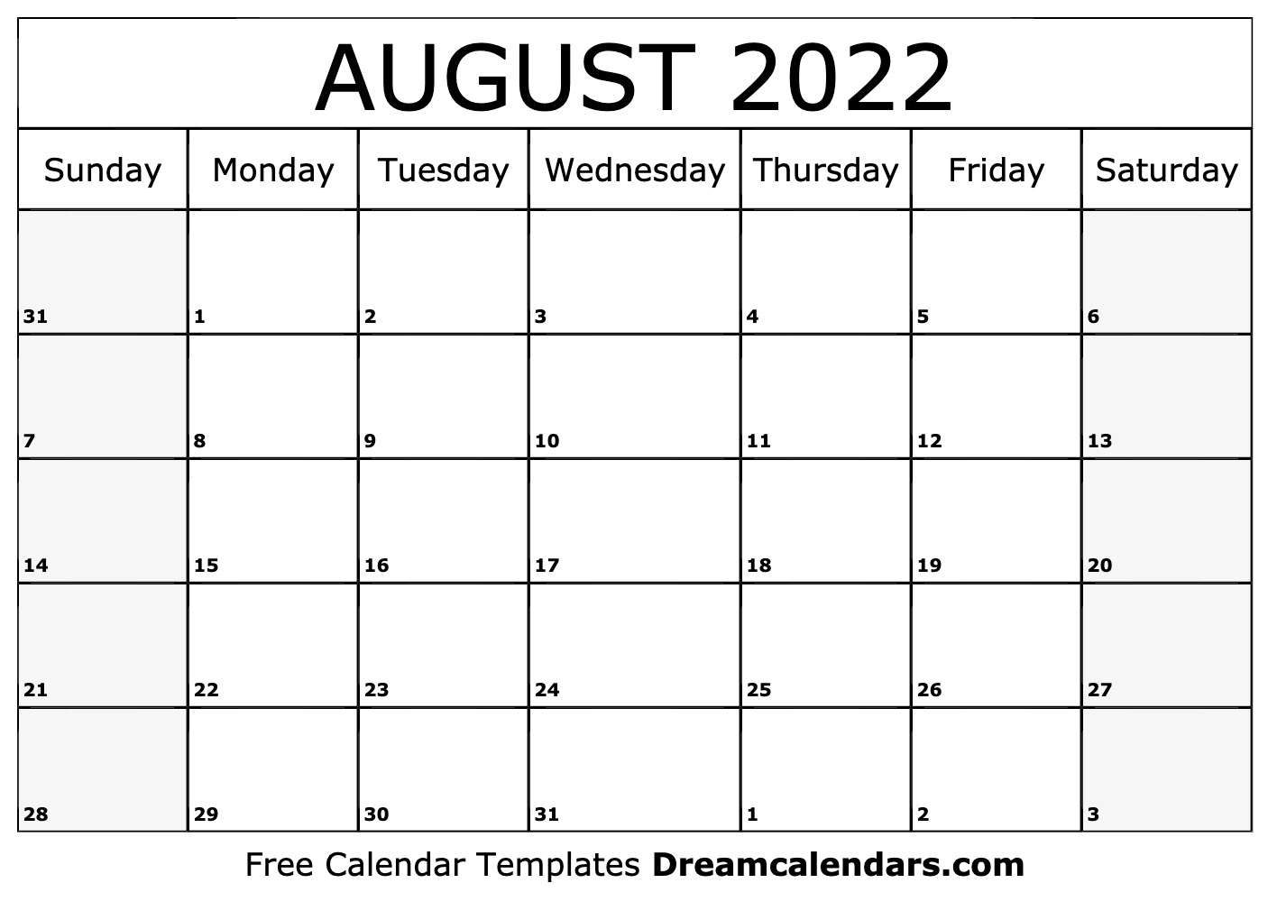 Collect 2022 Calendar For July And August