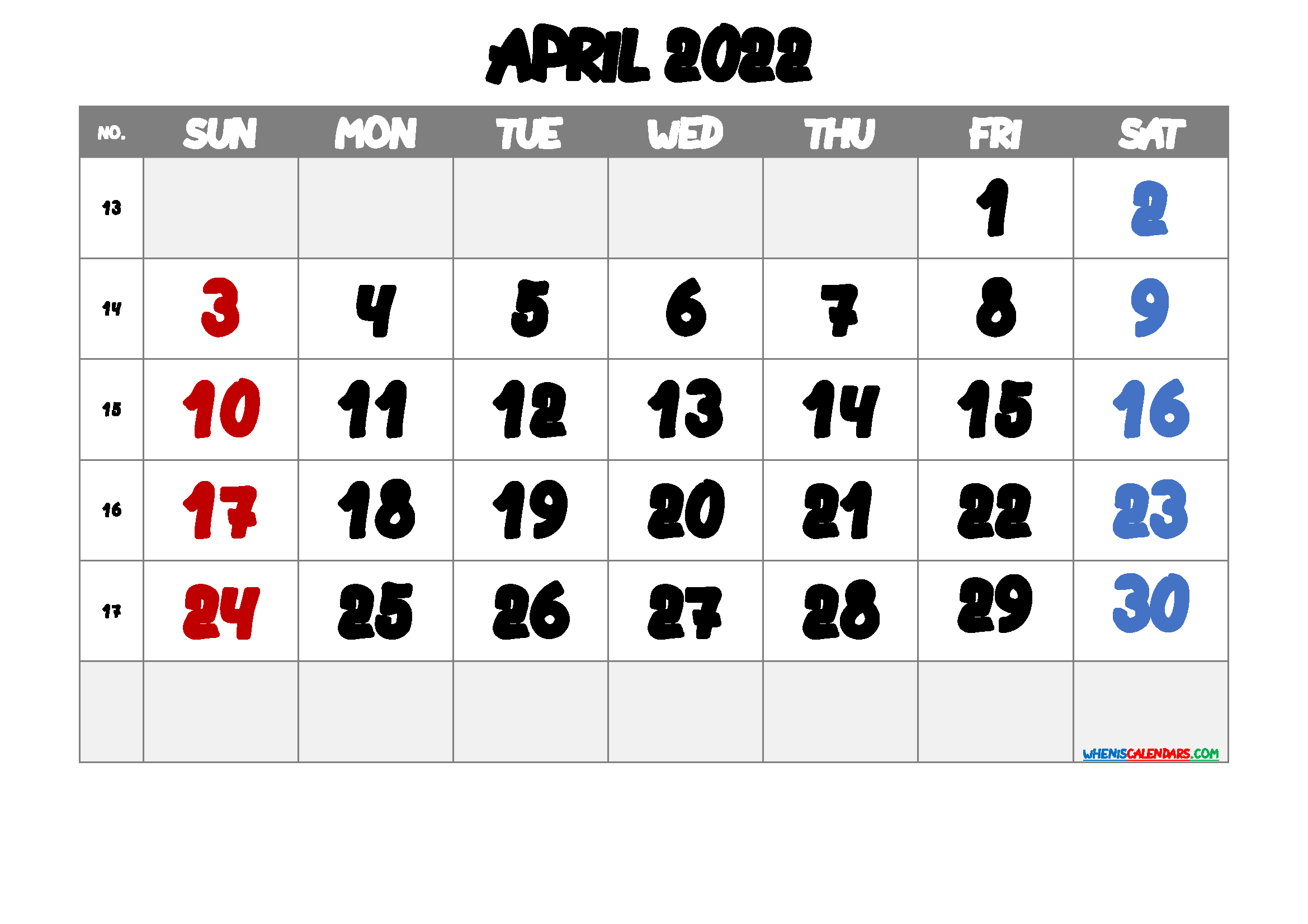 Collect April 18 2022 Calendar