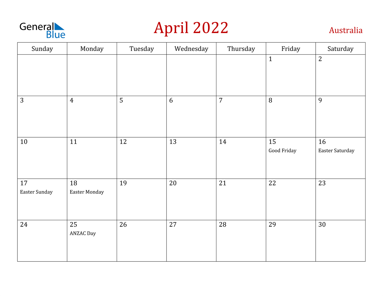 Collect April 2022 Calendar Festival