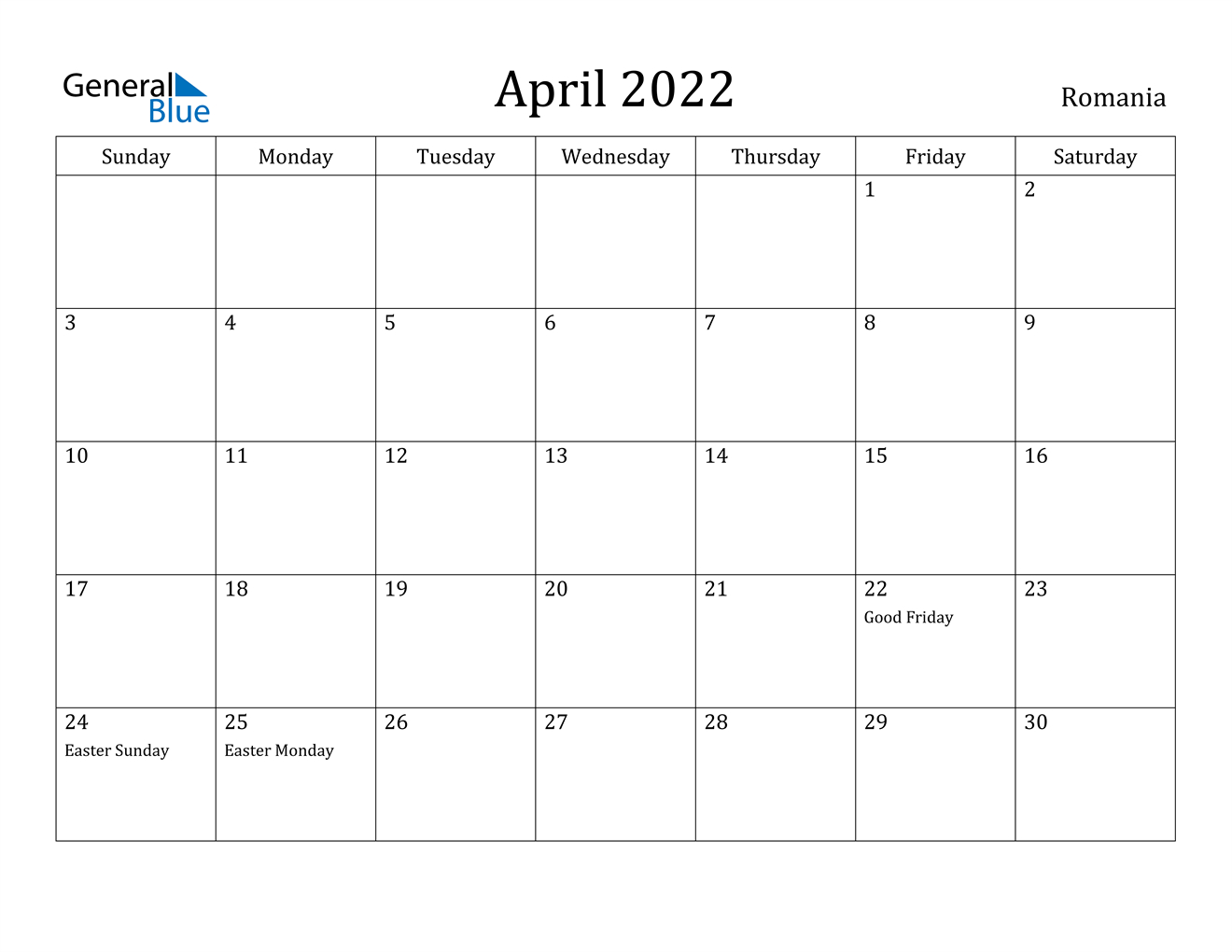 Collect April 2022 Calendar With Us Holidays