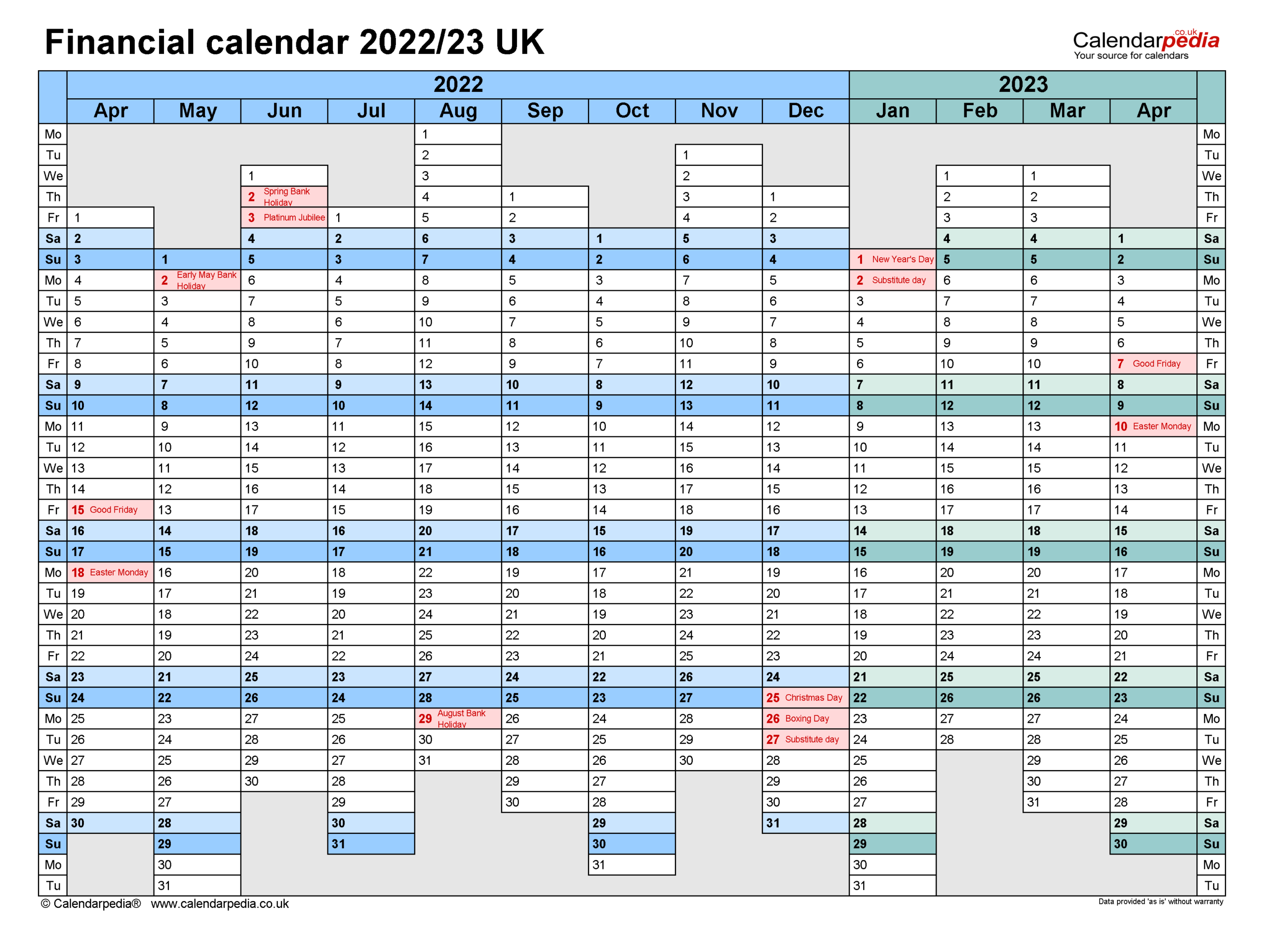 Collect April 23 2022 Calendar