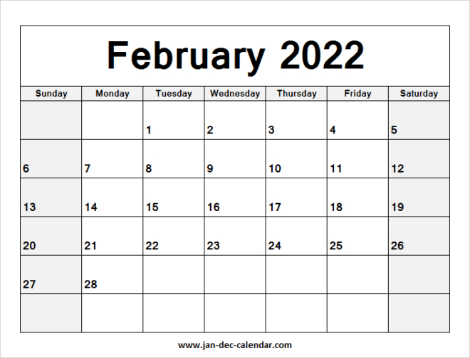 Collect Calendar 2022 February Malaysia