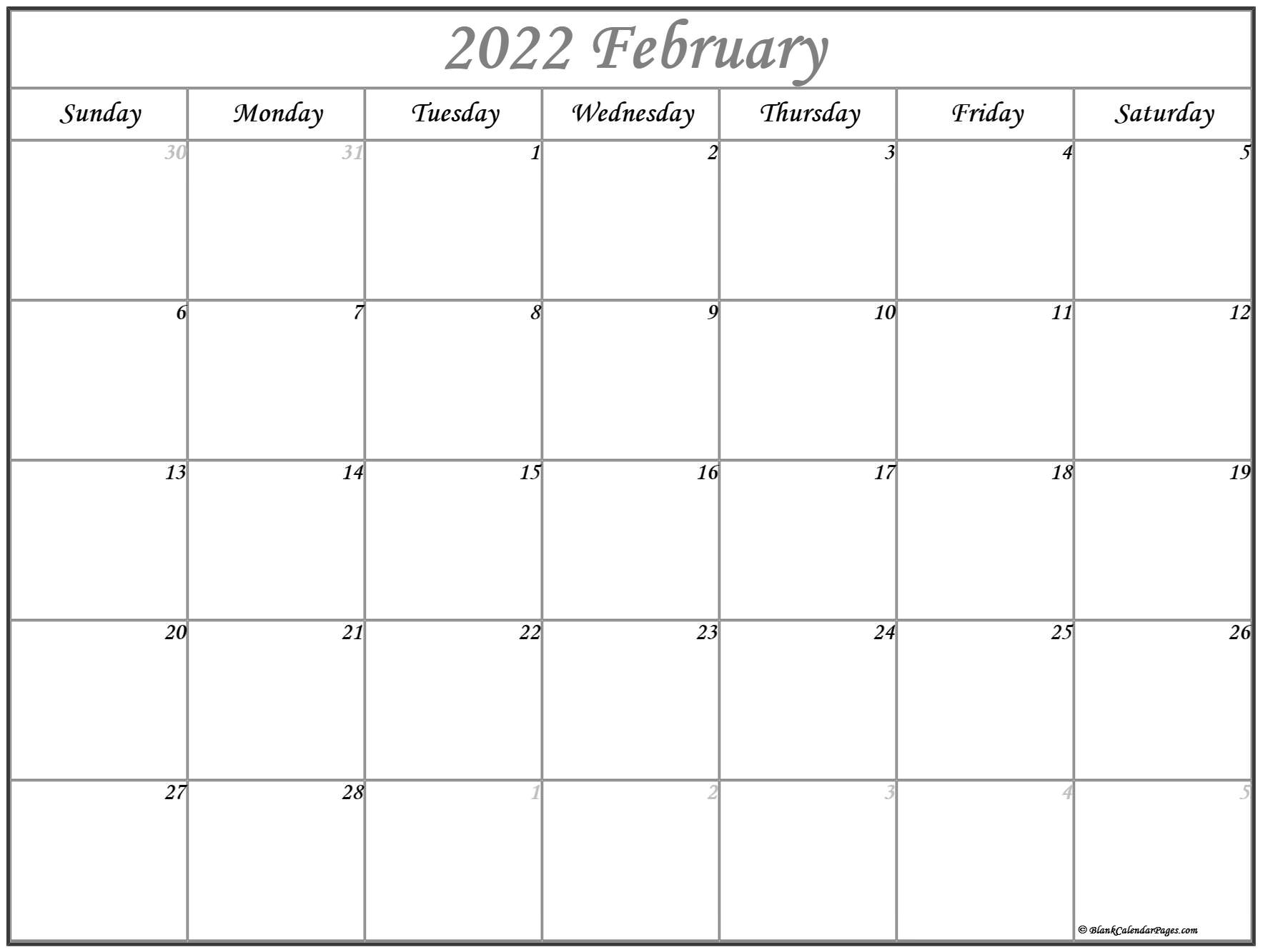 Collect Calendar 2022 January February