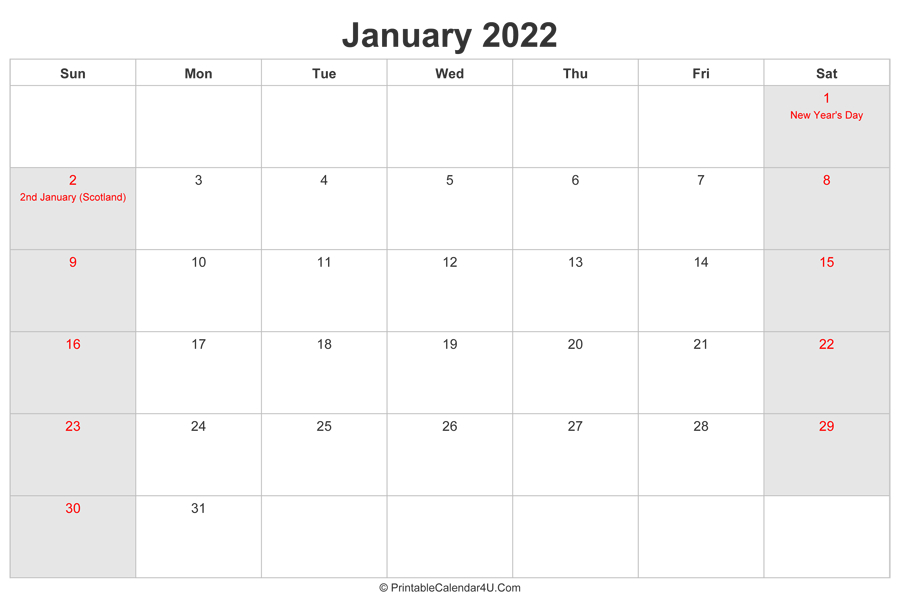 Collect Calendar 2022 January Hindi