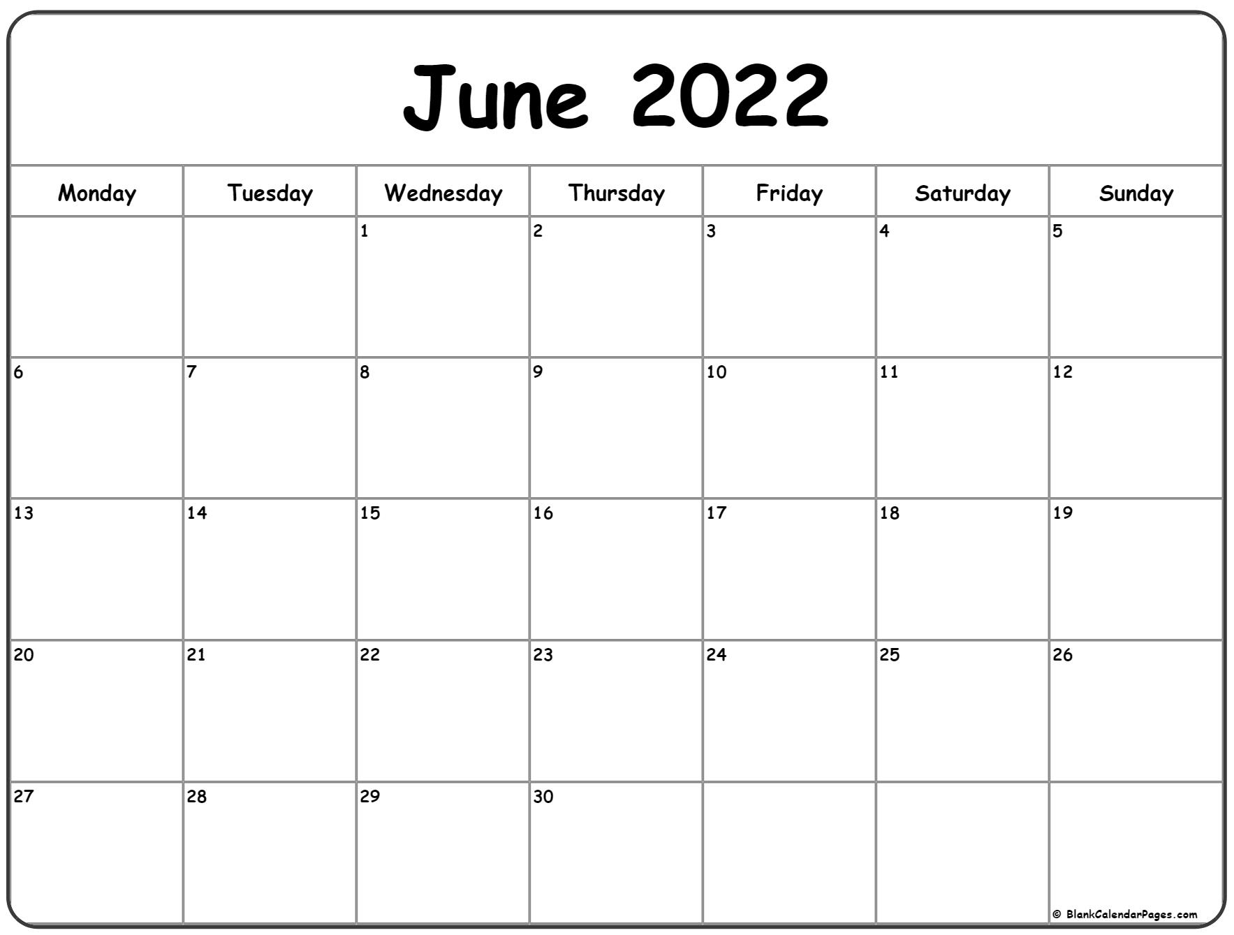 Collect Calendar 2022 June July