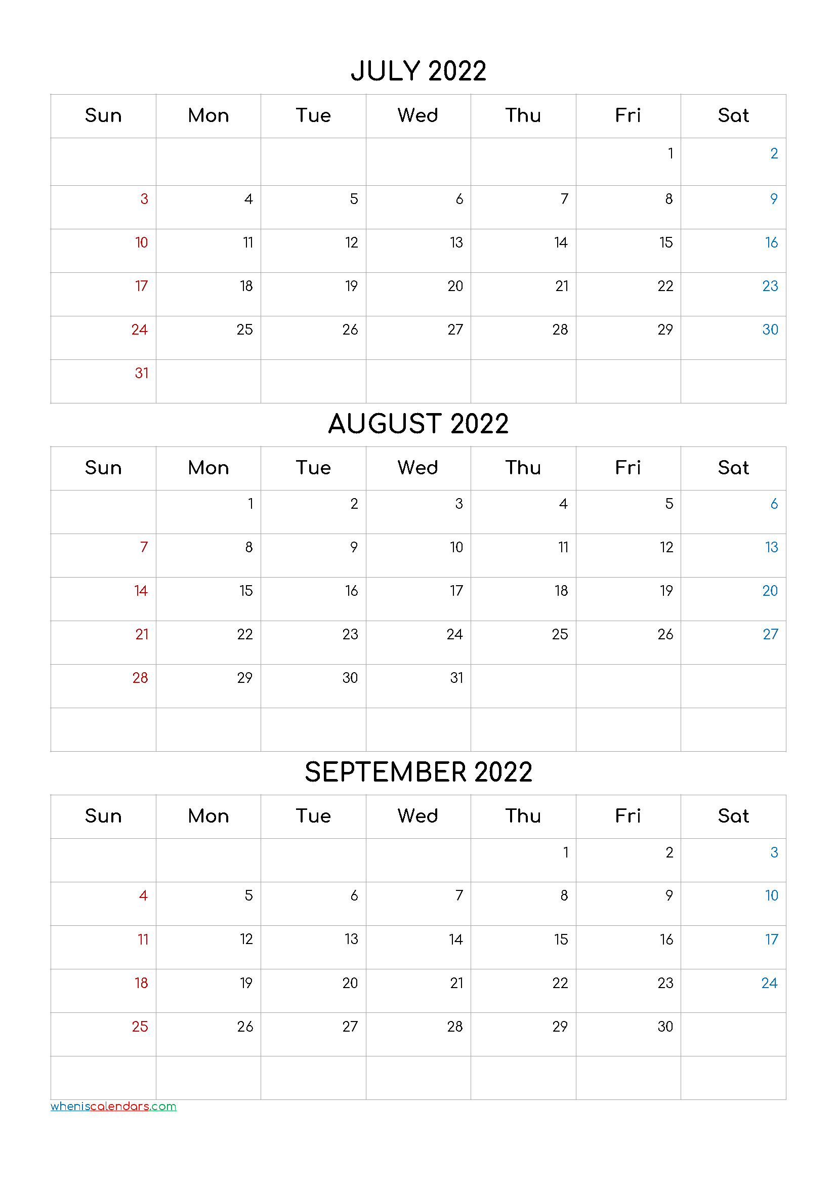 Collect Calendar 2022 June July