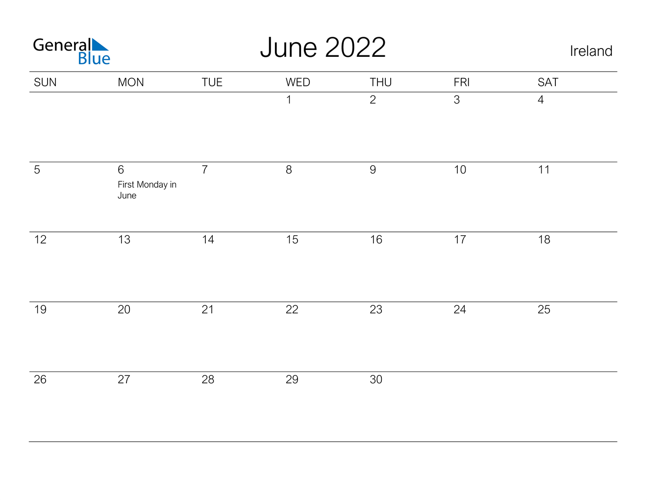 Collect Calendar 2022 June July August