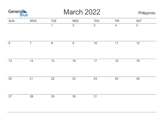 Collect Calendar 2022 March Ka