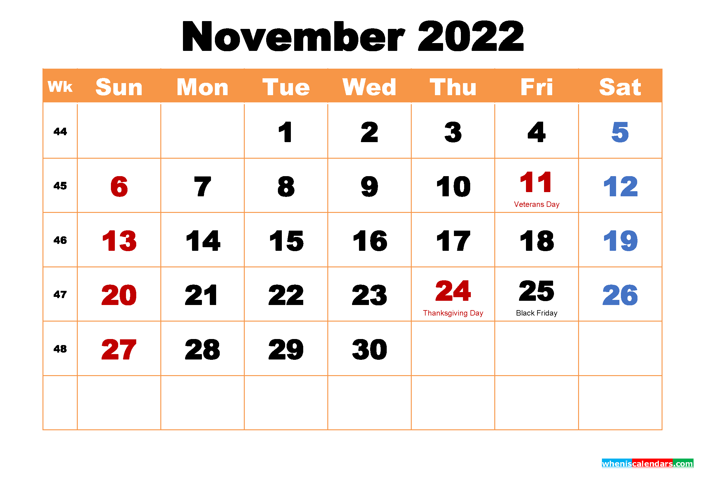 Collect Calendar 2022 November Kalnirnay
