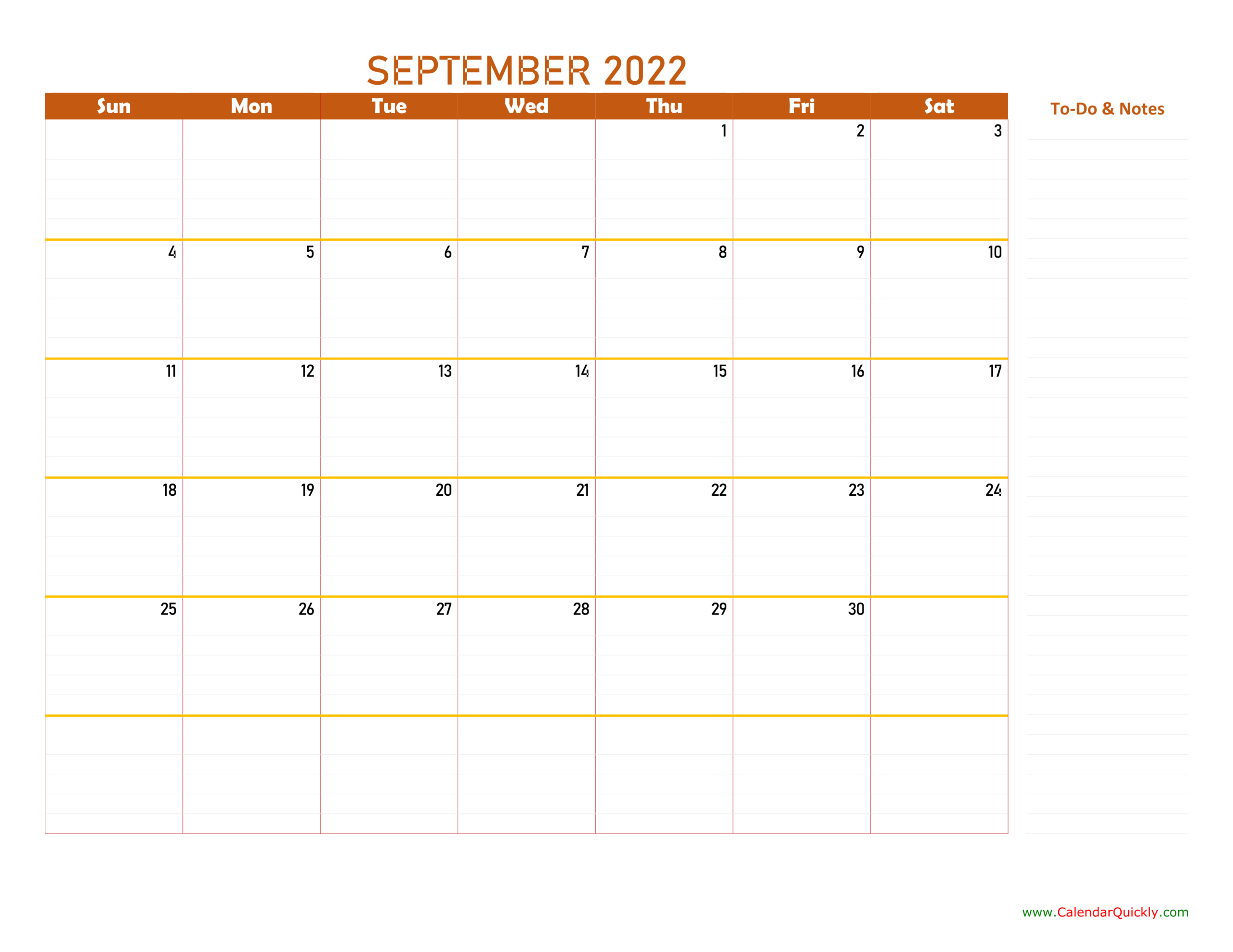Collect Calendar August And September 2022
