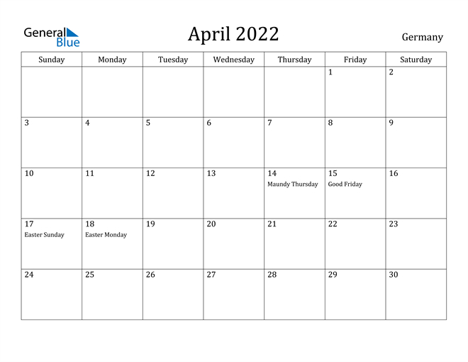 Collect Calendar December 2021 To April 2022