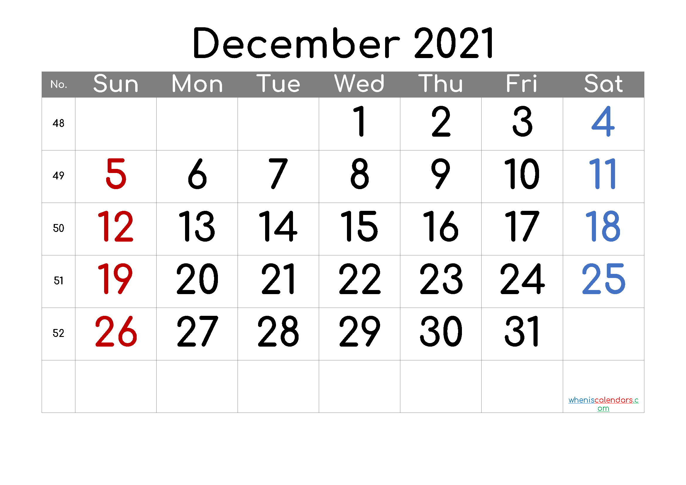 Collect Calendar December 2021 To March 2022
